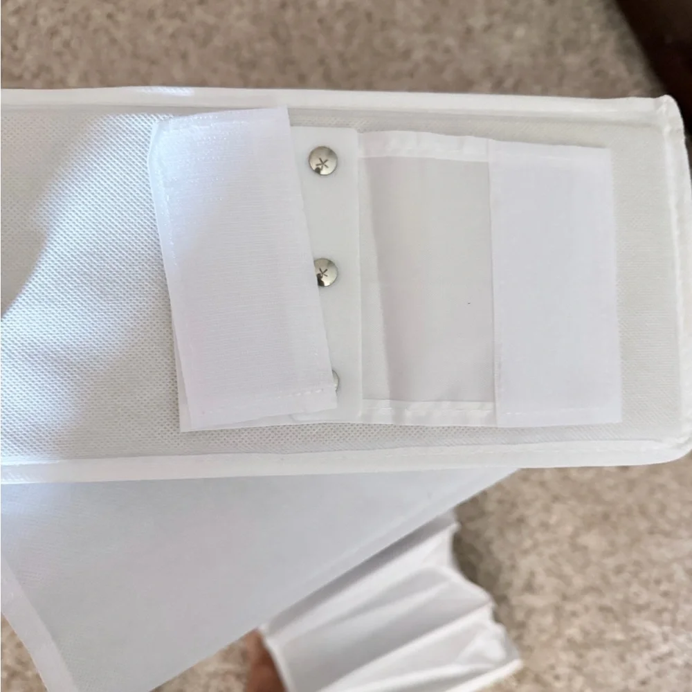 White Hanging Shoe Organizer